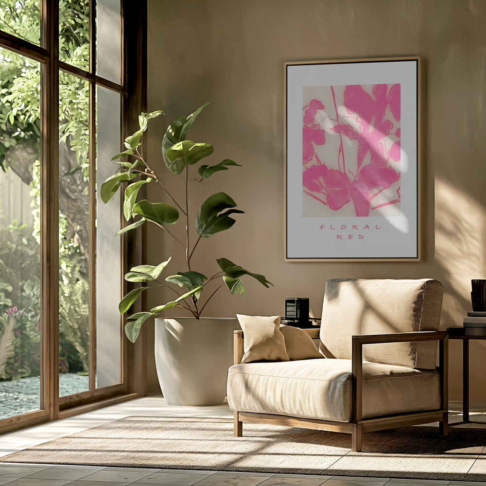 Blumenrot | Poster