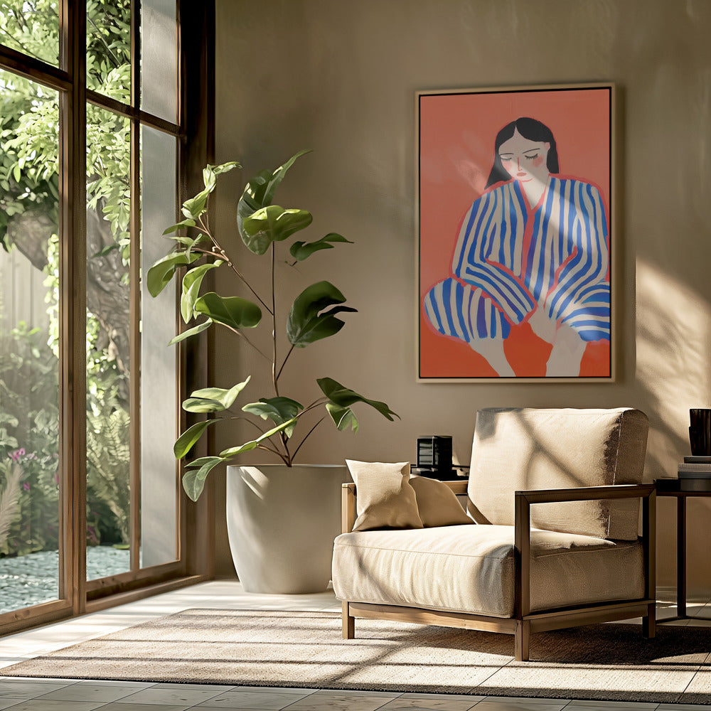 Gestreifte Reflexion | Poster
