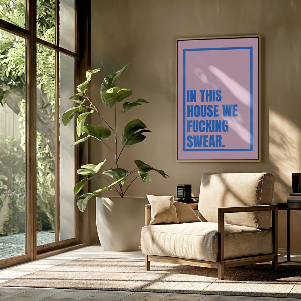 Mutiges Haus-Statement | Poster