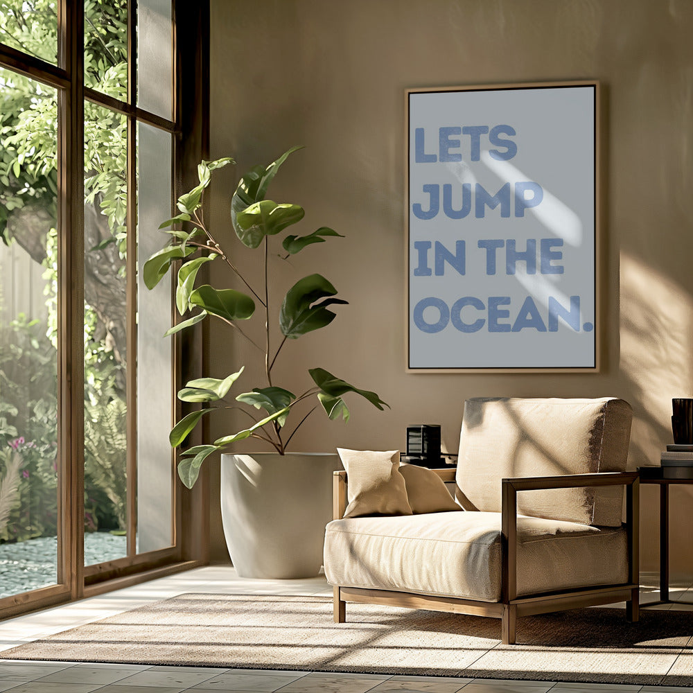 Lets Jump In the Ocean | Poster