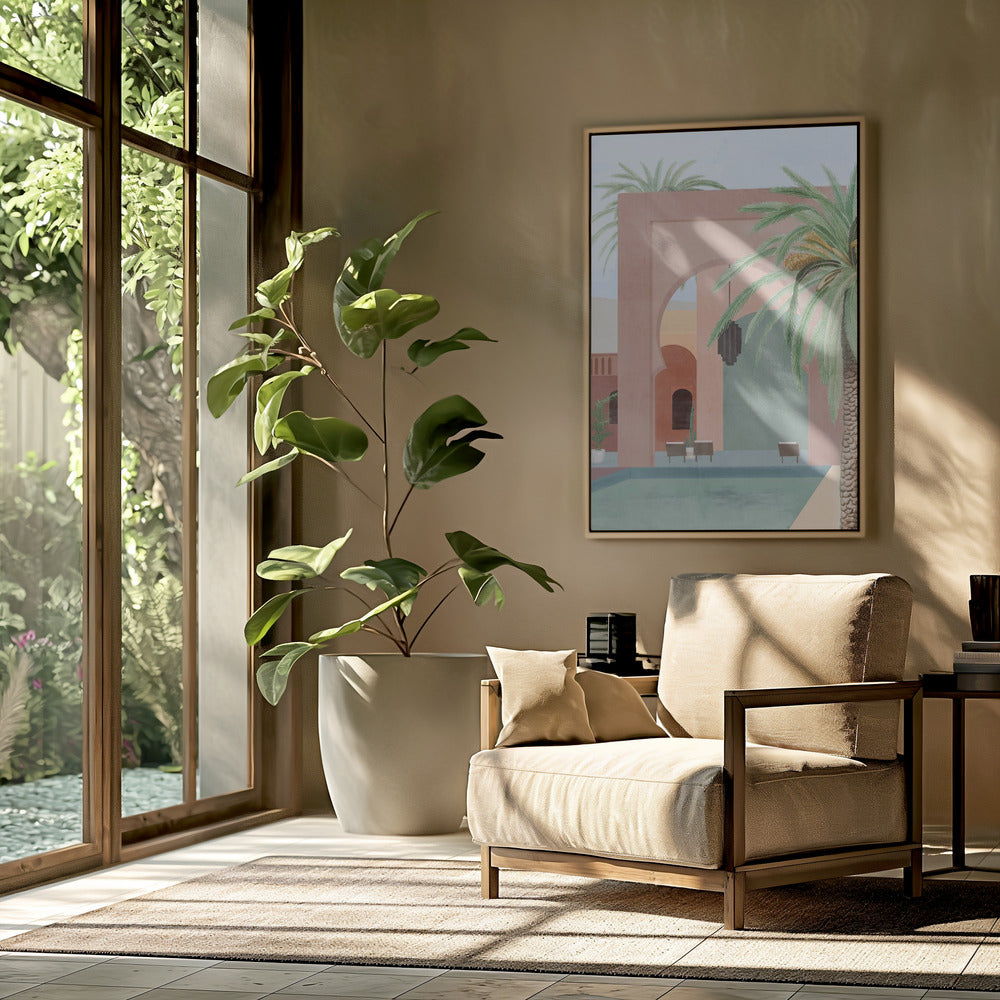Marokkanischer Pool | Poster
