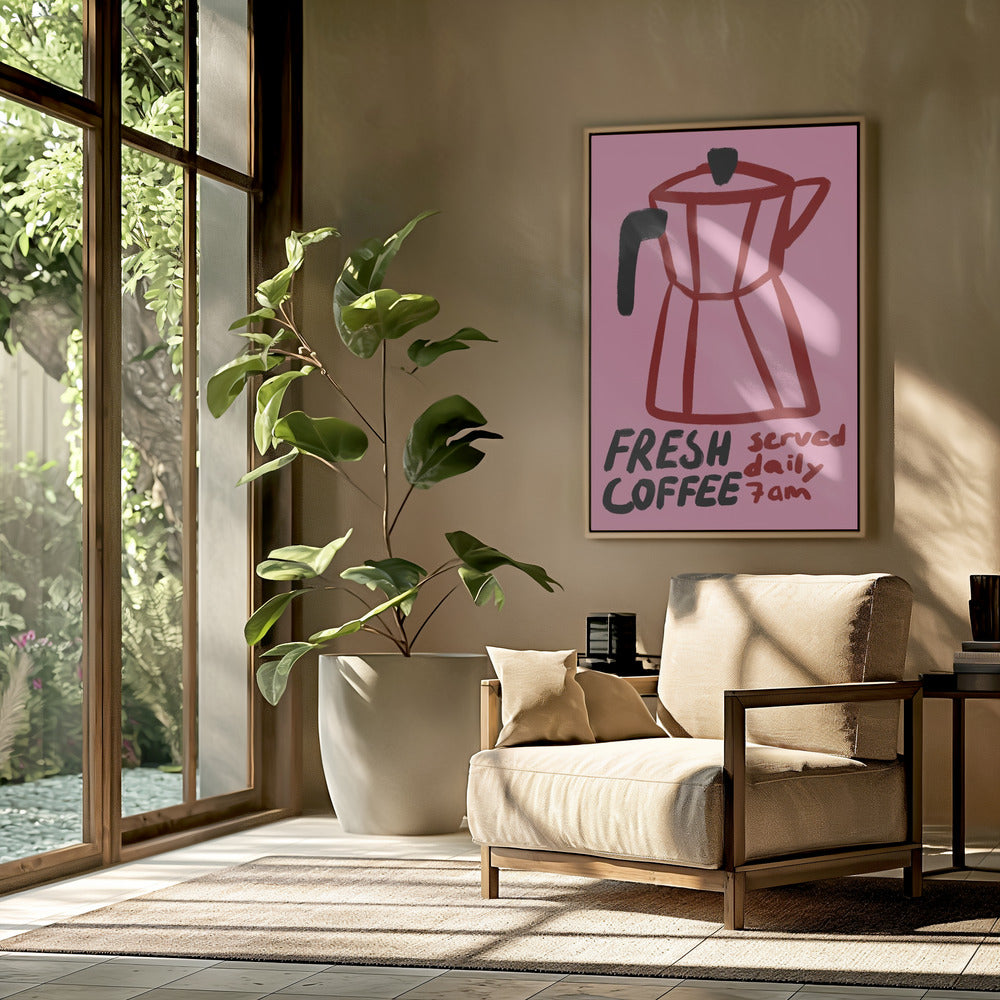 Morgens gebraut | Poster