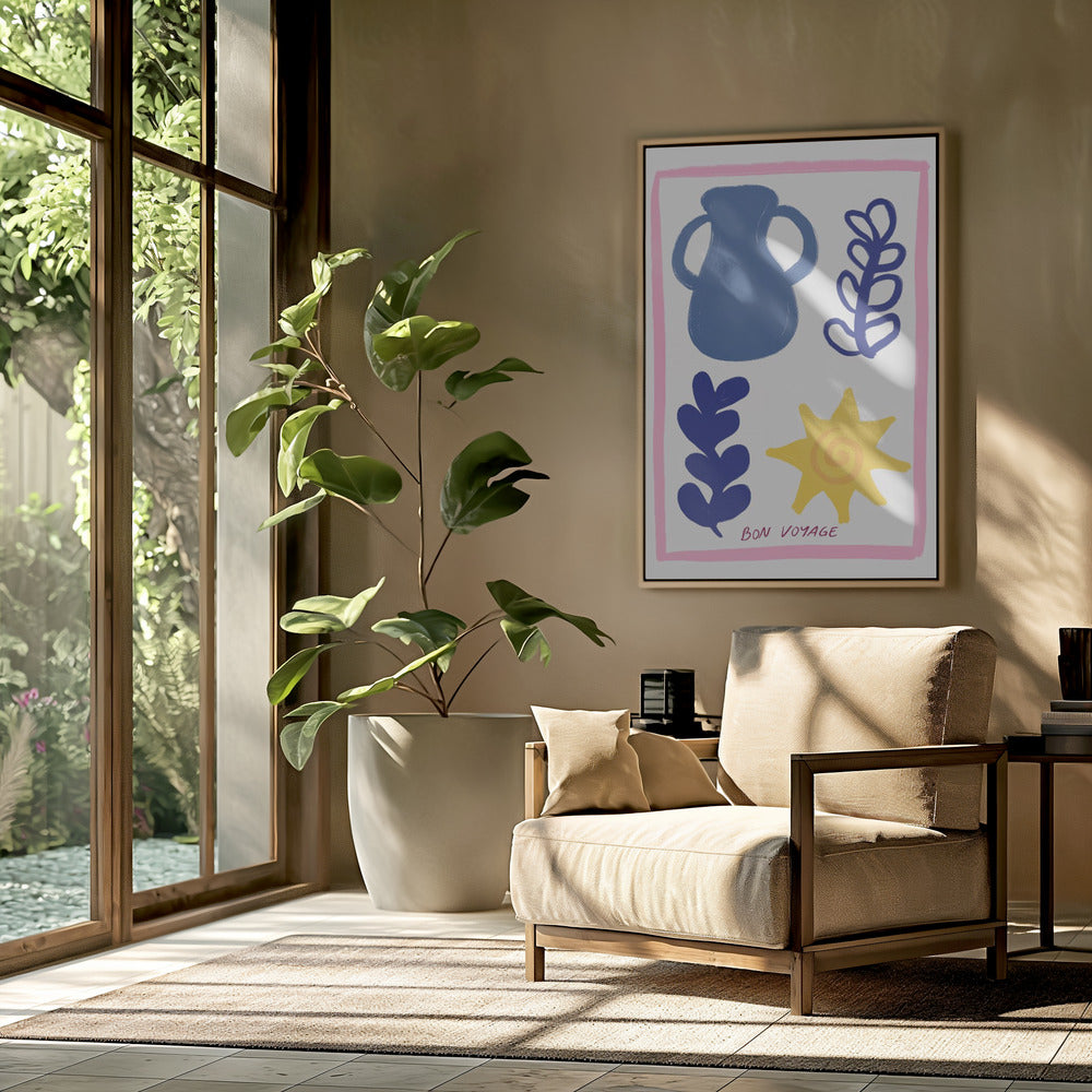 Gute Reise Symbole | Poster