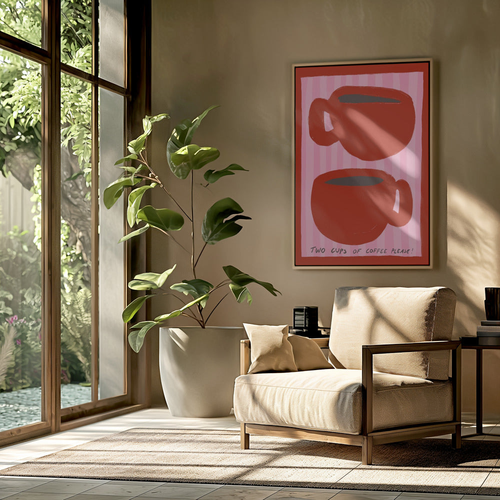Doppelter Espresso-Genuss | Poster