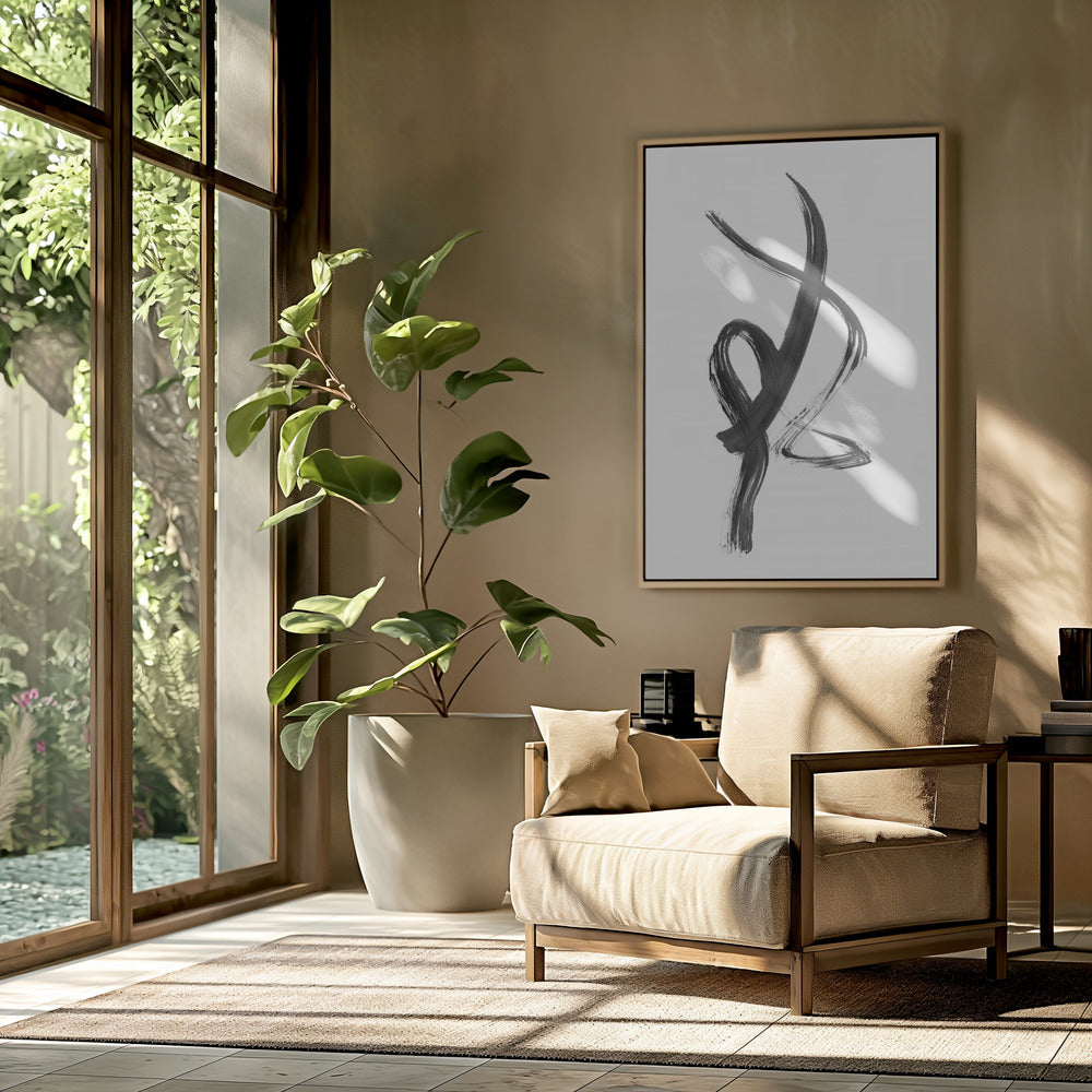 Pinselstrich01 18x24 | Poster