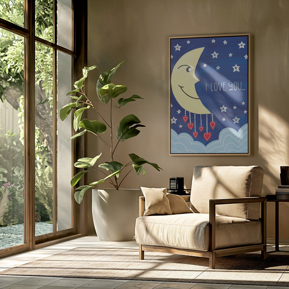 Mondschein-Zuneigung | Poster