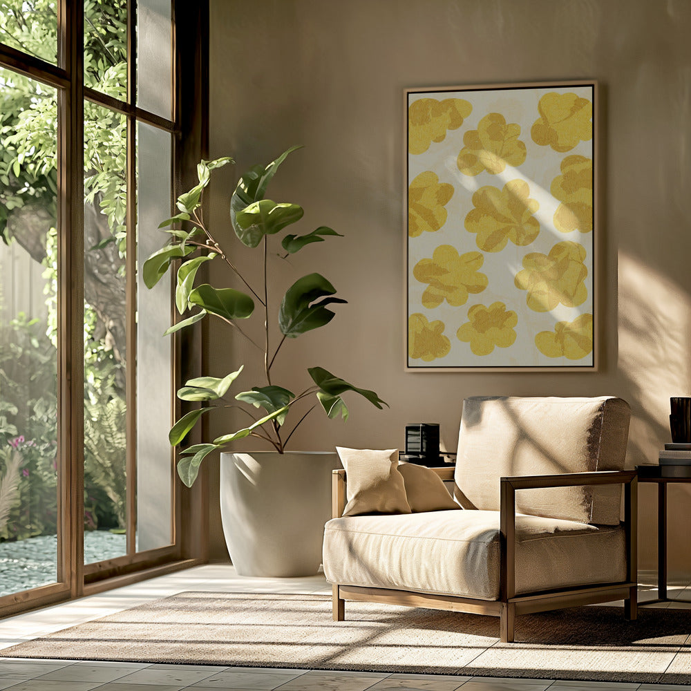 Goldene Blüten | Poster