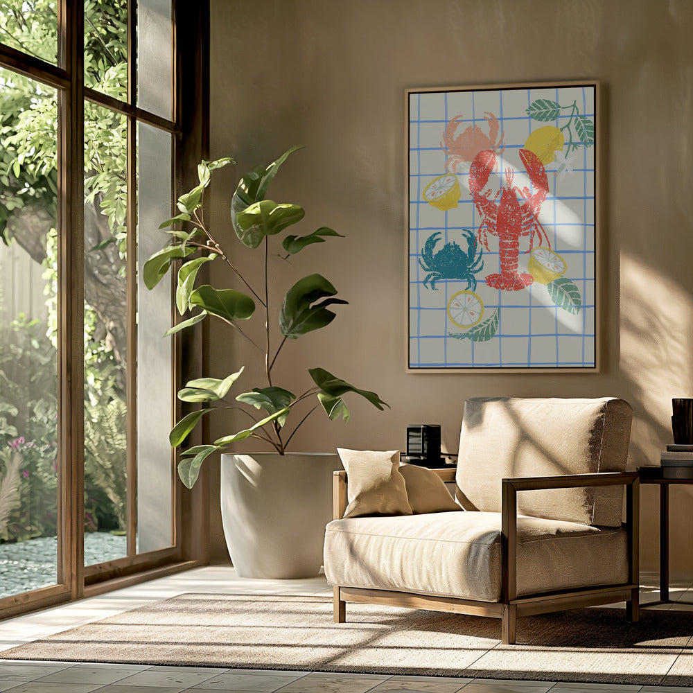 Hummer und Zitronen | Poster