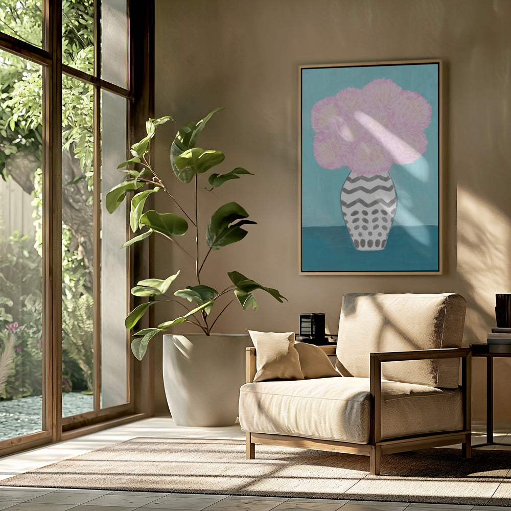 Erröten in Blüten | Poster