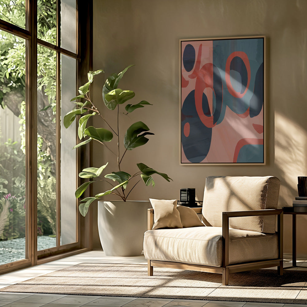 Geometrische Formen und leuchtende Farben | Poster