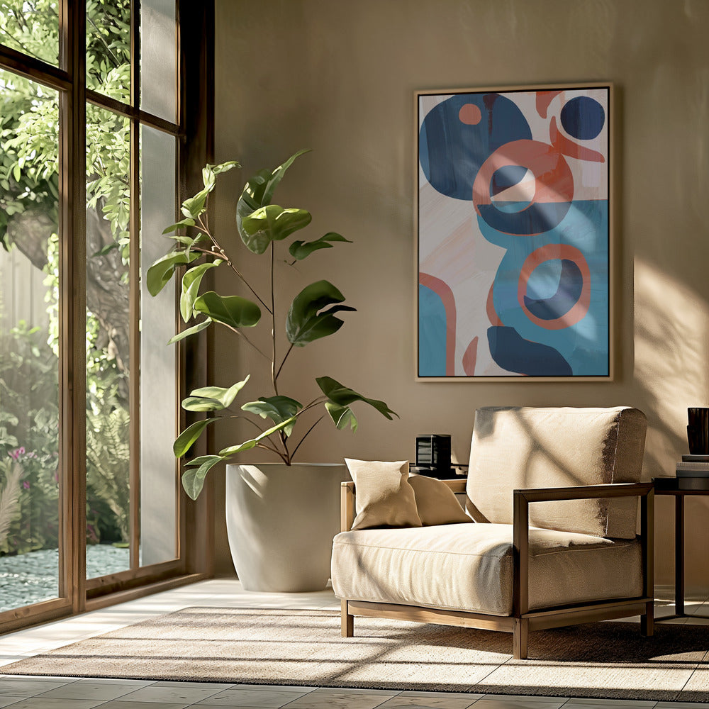 Geometrische Formen und leuchtende Farben | Poster