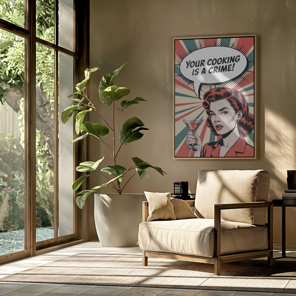 Retro Culinary Roast | Poster