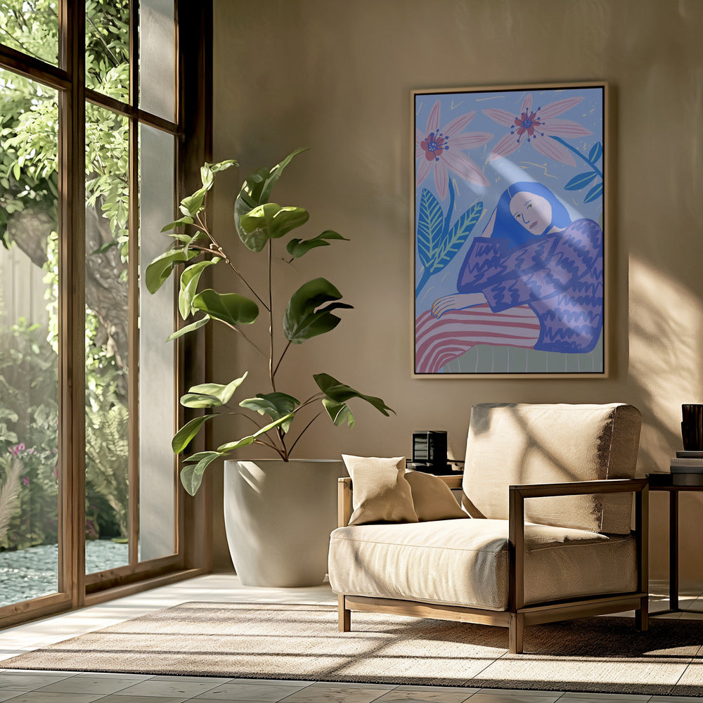 Sitzende Dame | Poster