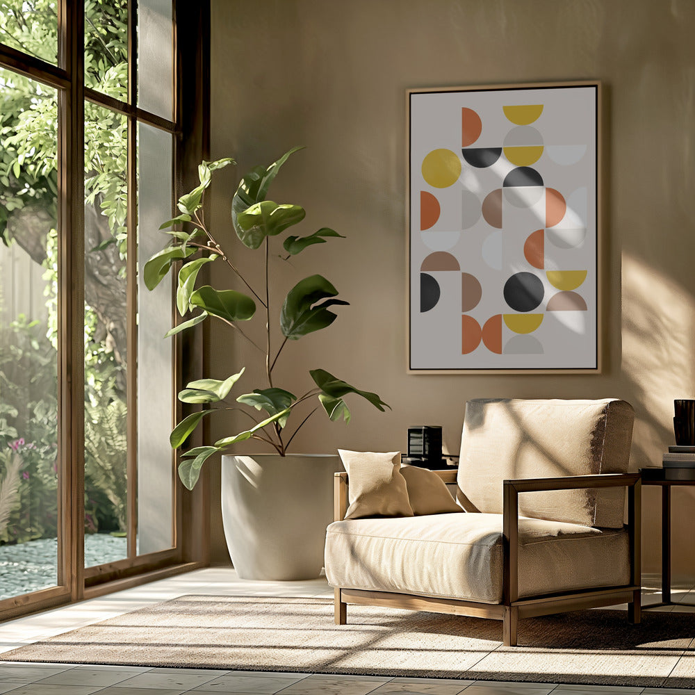 Mid-Century-Muster | Poster