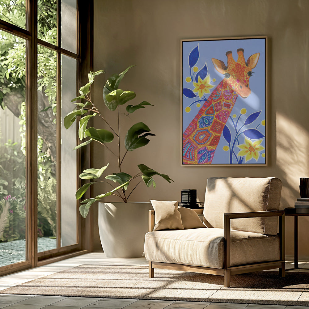 Gemusterte Giraffe | Poster