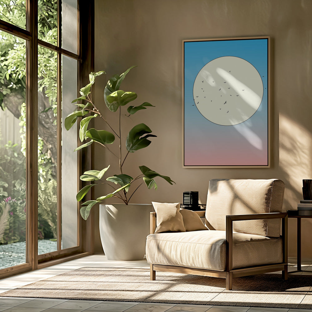 Vögel am Himmel | Poster