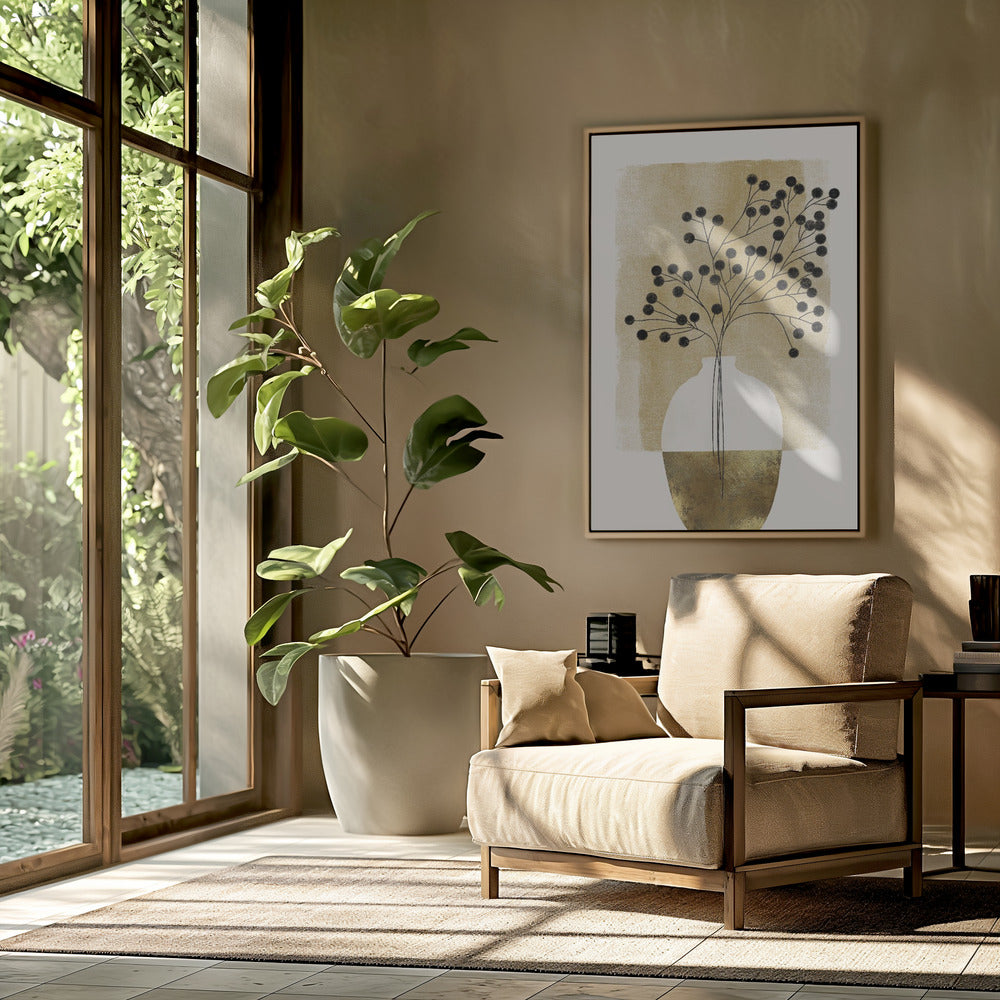 Abstrakte Vase | Poster
