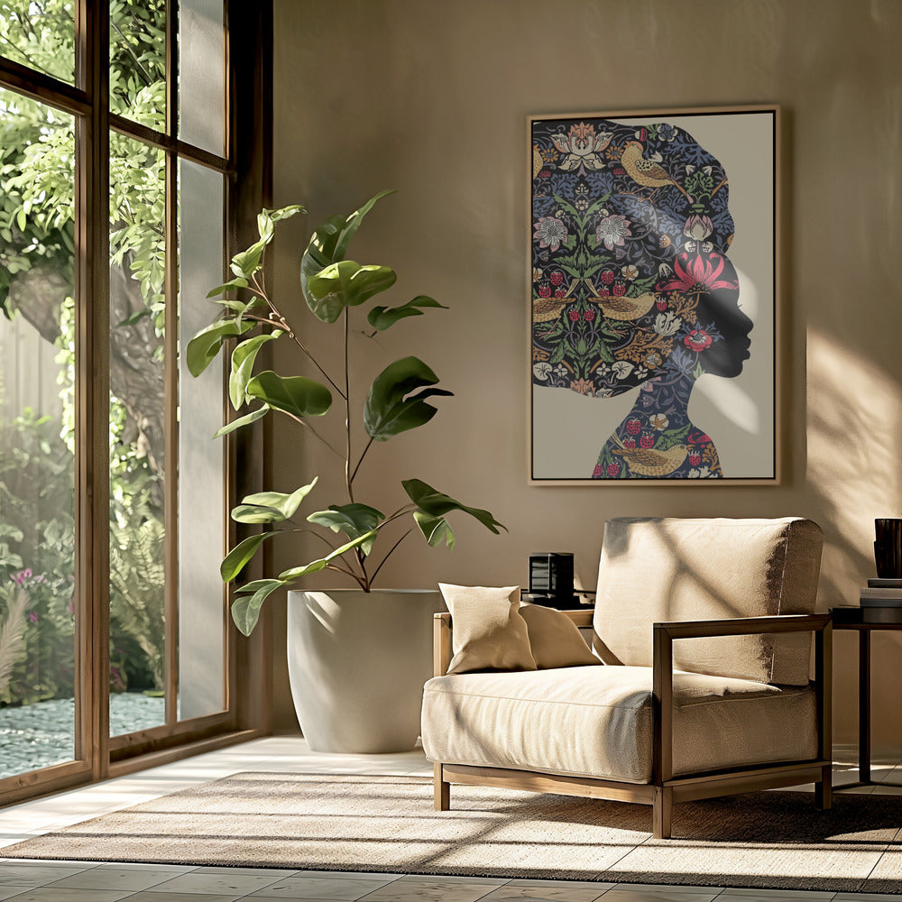 Afro-Frau | Poster