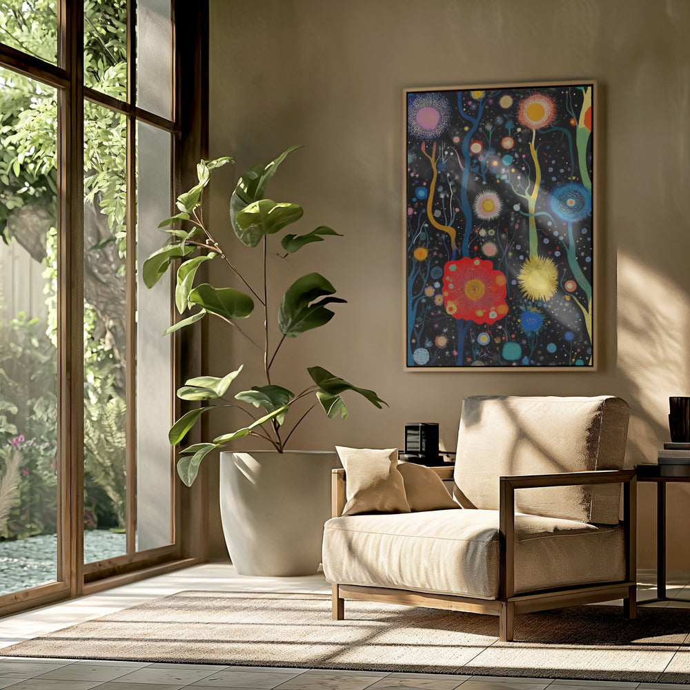 Vibrant Celestial Garden | Poster