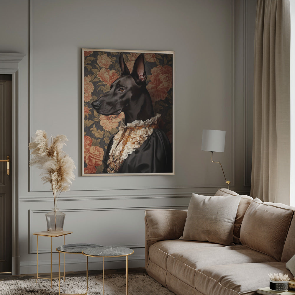 Die elegante Deutsche Dogge | Poster