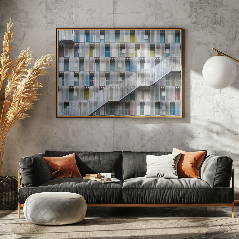 Bunte Wohnung | Leinwand