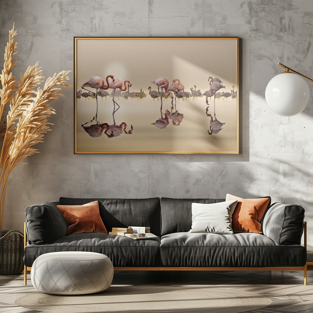 FLAMINGOS | Leinwand