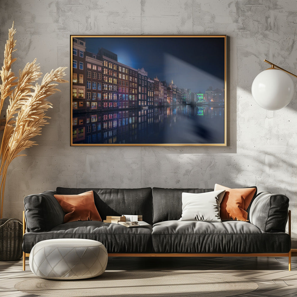 Amsterdam Fensterfarben | Poster