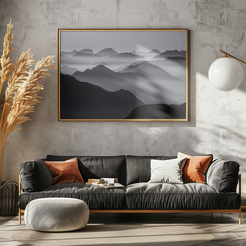 Bergschichten | Leinwand