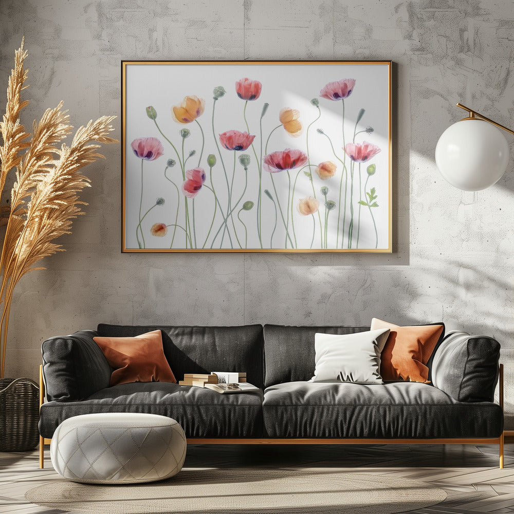 Papaver-Party | Leinwand