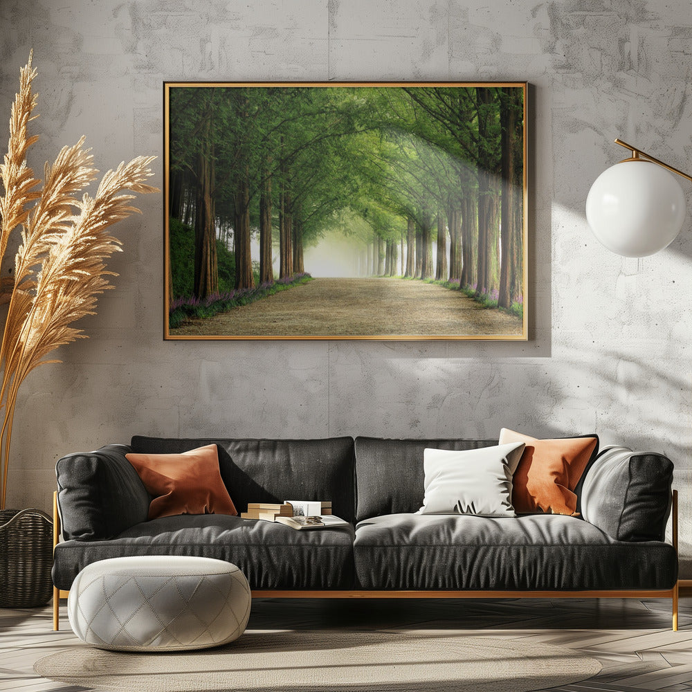 Metasequoia-Straße | Leinwand