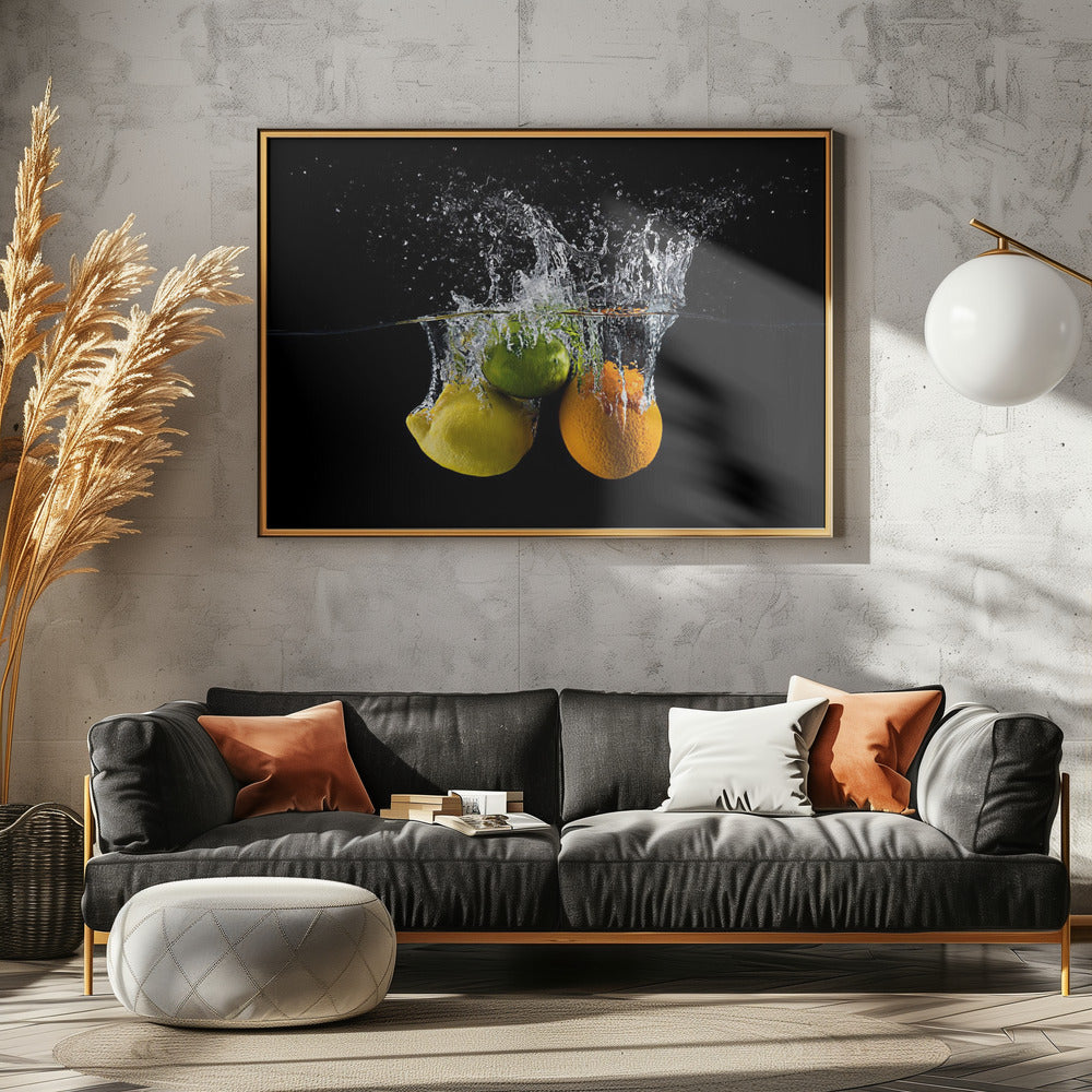 Zitrusspritzer | Leinwand
