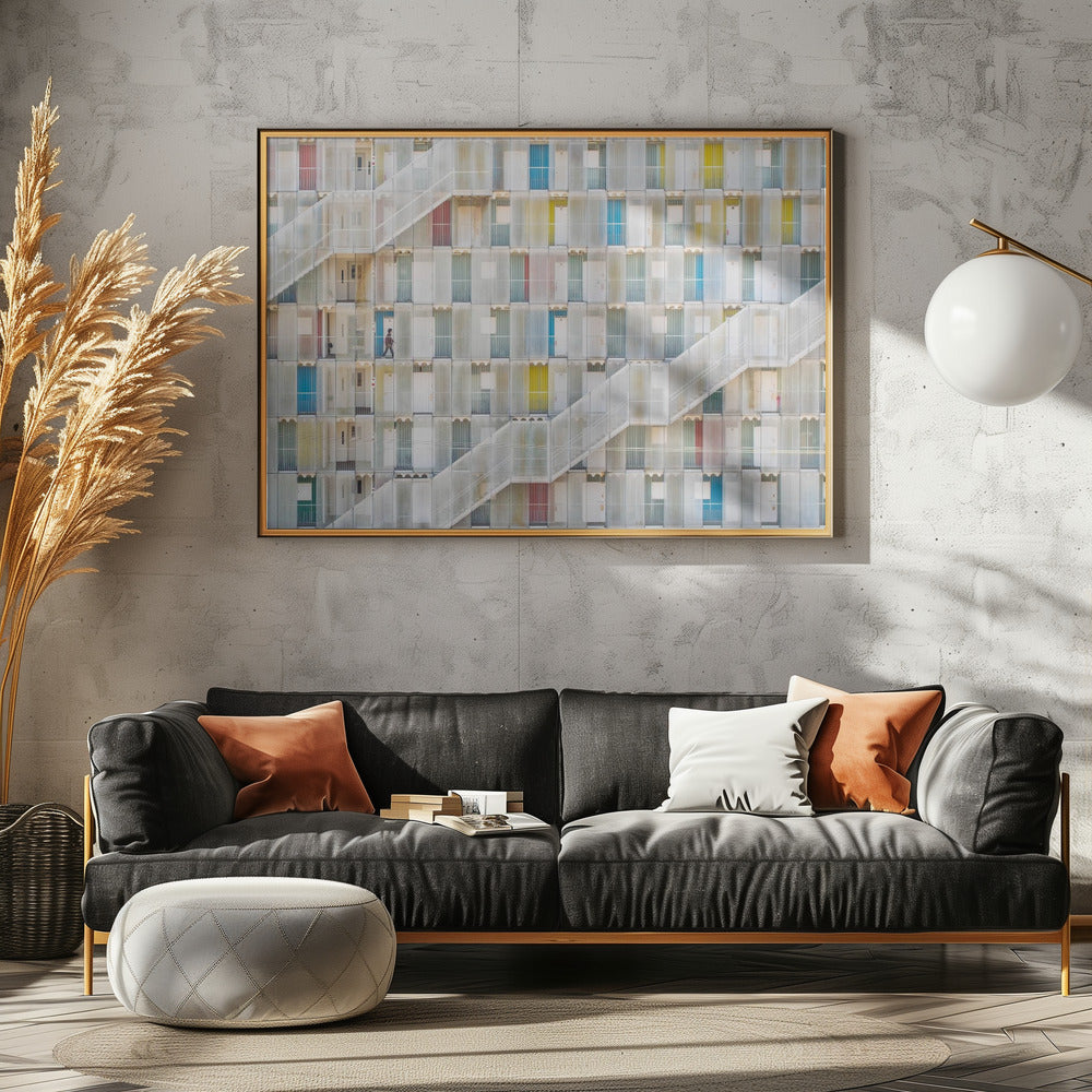 Bunte Wohnung | Leinwand
