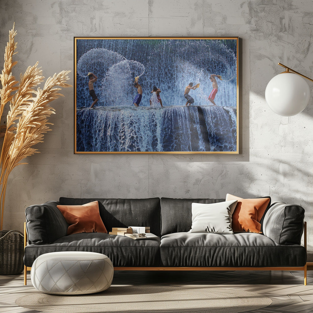 Mit Spritzern spielen | Leinwand