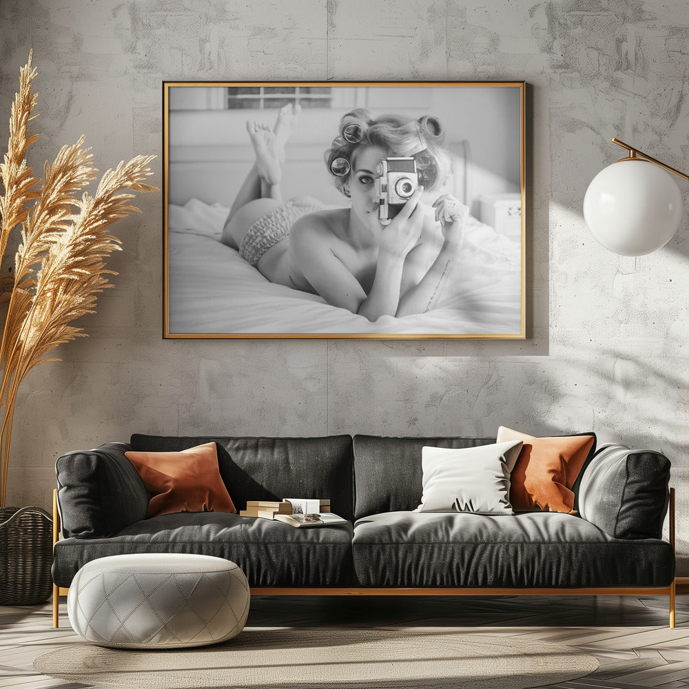 A chick, a click, and a curl | Poster
