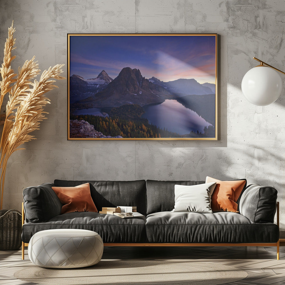 Dämmerung am Mount Assiniboine | Poster
