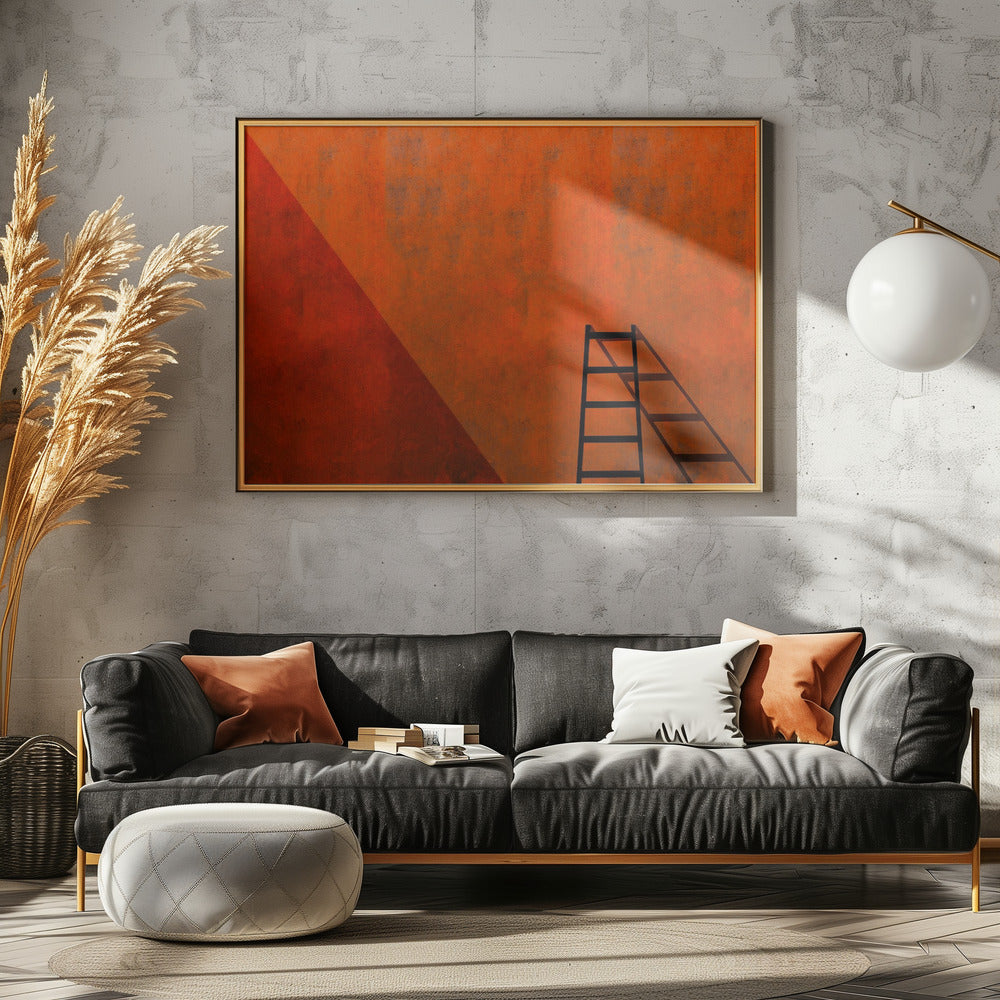 Eine Leiter und ihr Schatten | Poster