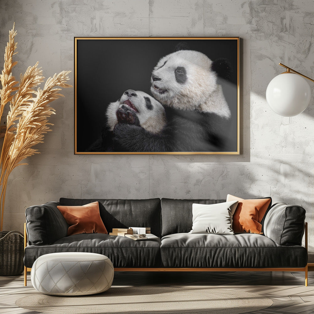 Pandas | Leinwand