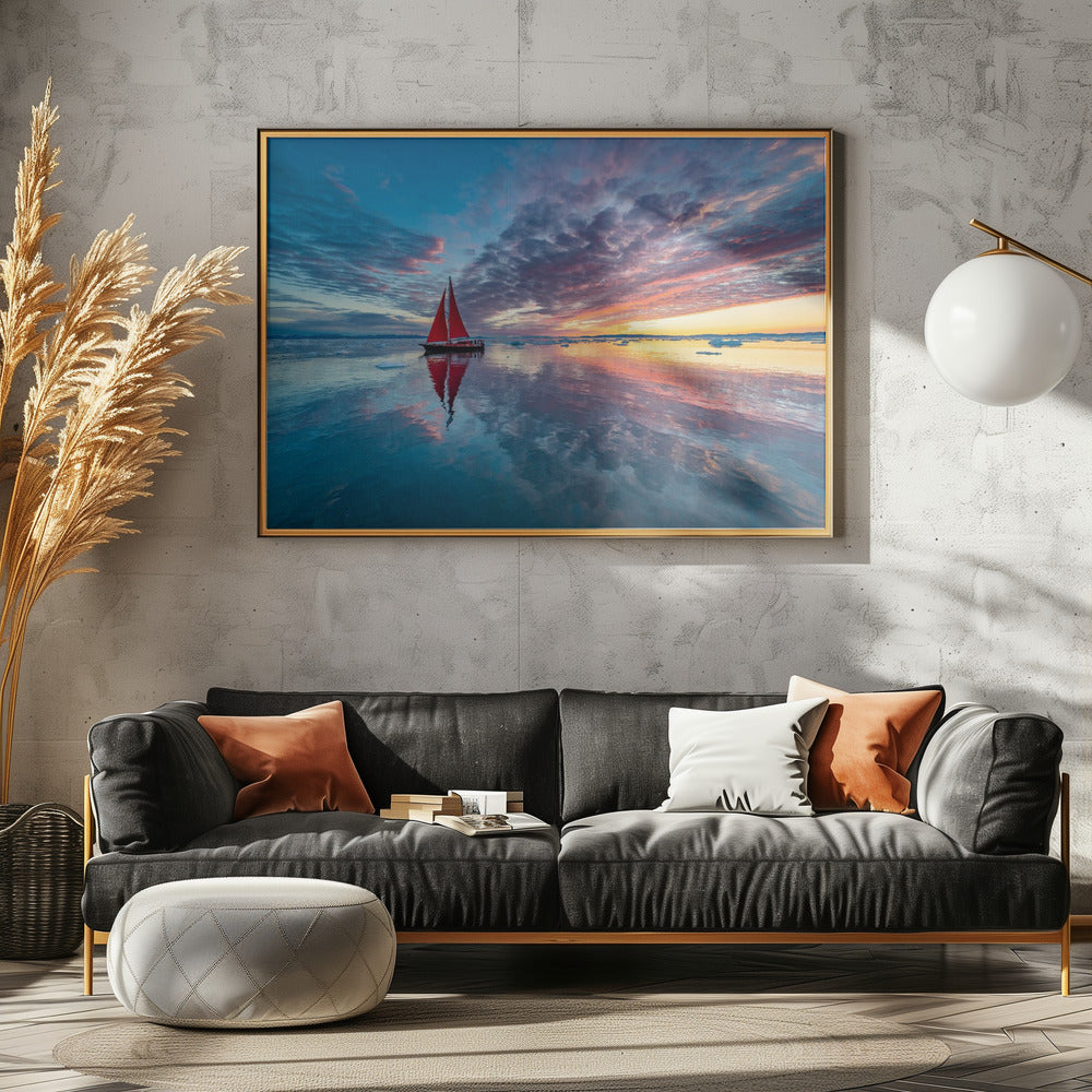 Greenland fire sky | Poster
