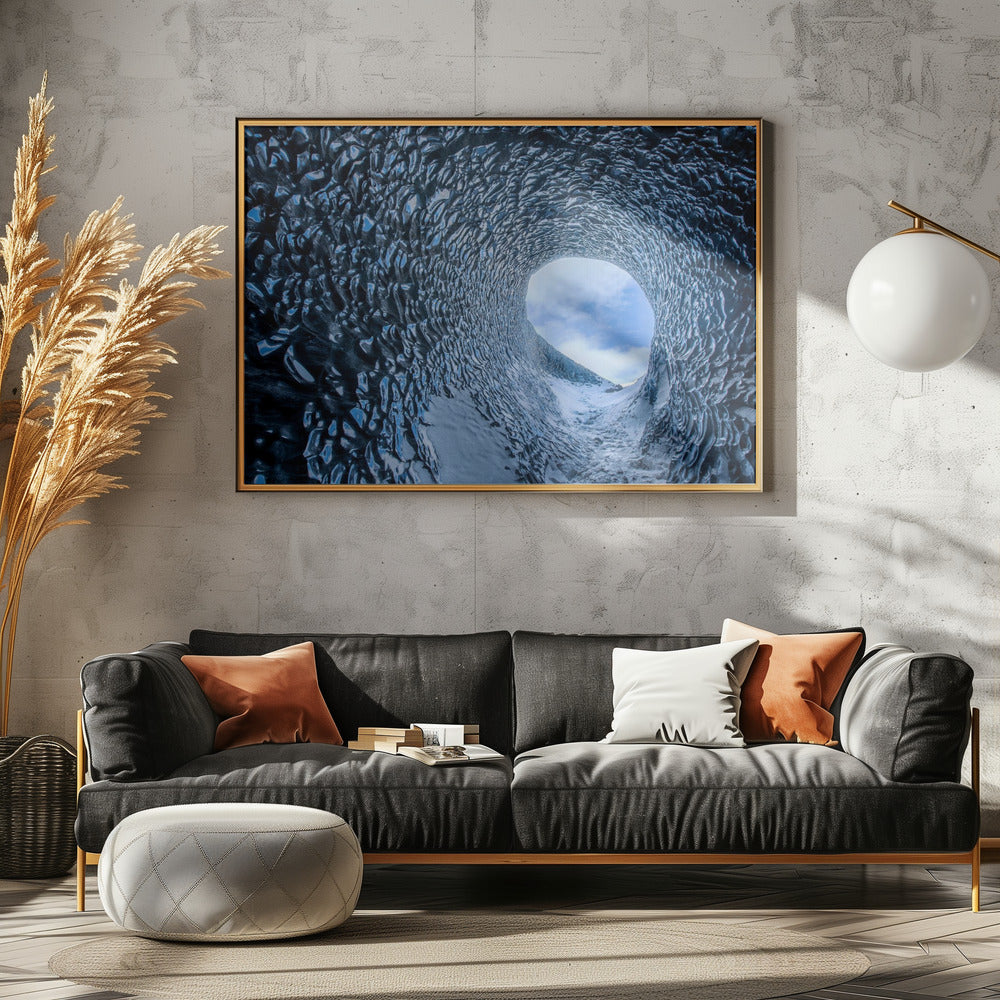 Die Eishöhle | Leinwand