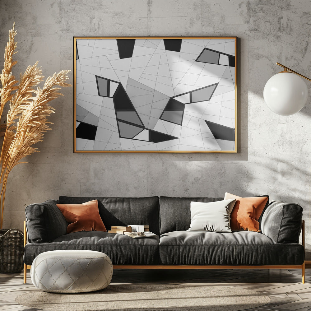 Linienpuzzle | Leinwand