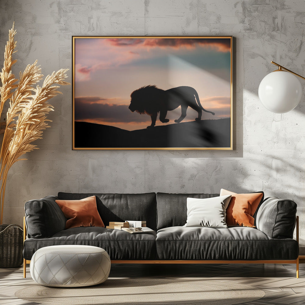 Sonnenuntergang in der Serengeti | Poster