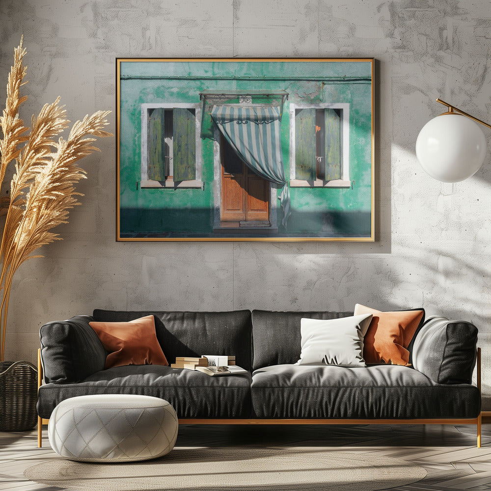Symmetrien in Burano | Leinwand