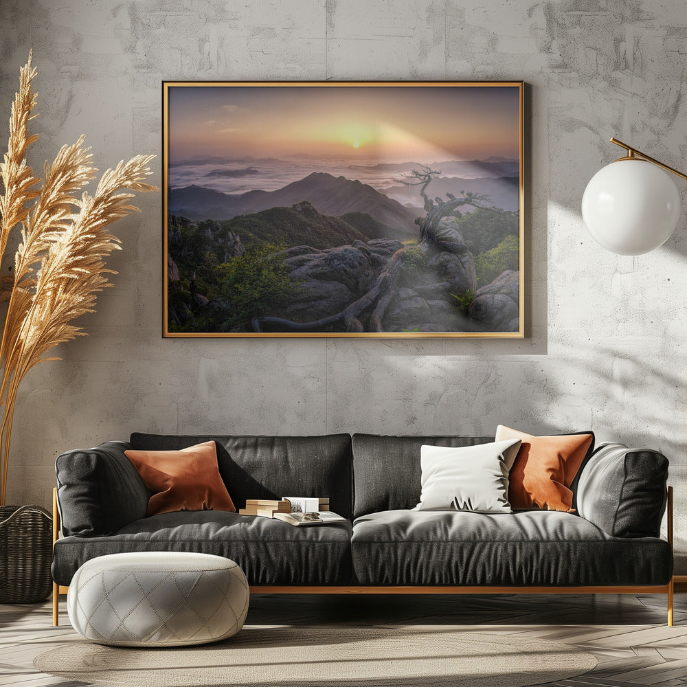 Sonnenaufgang oben | Poster