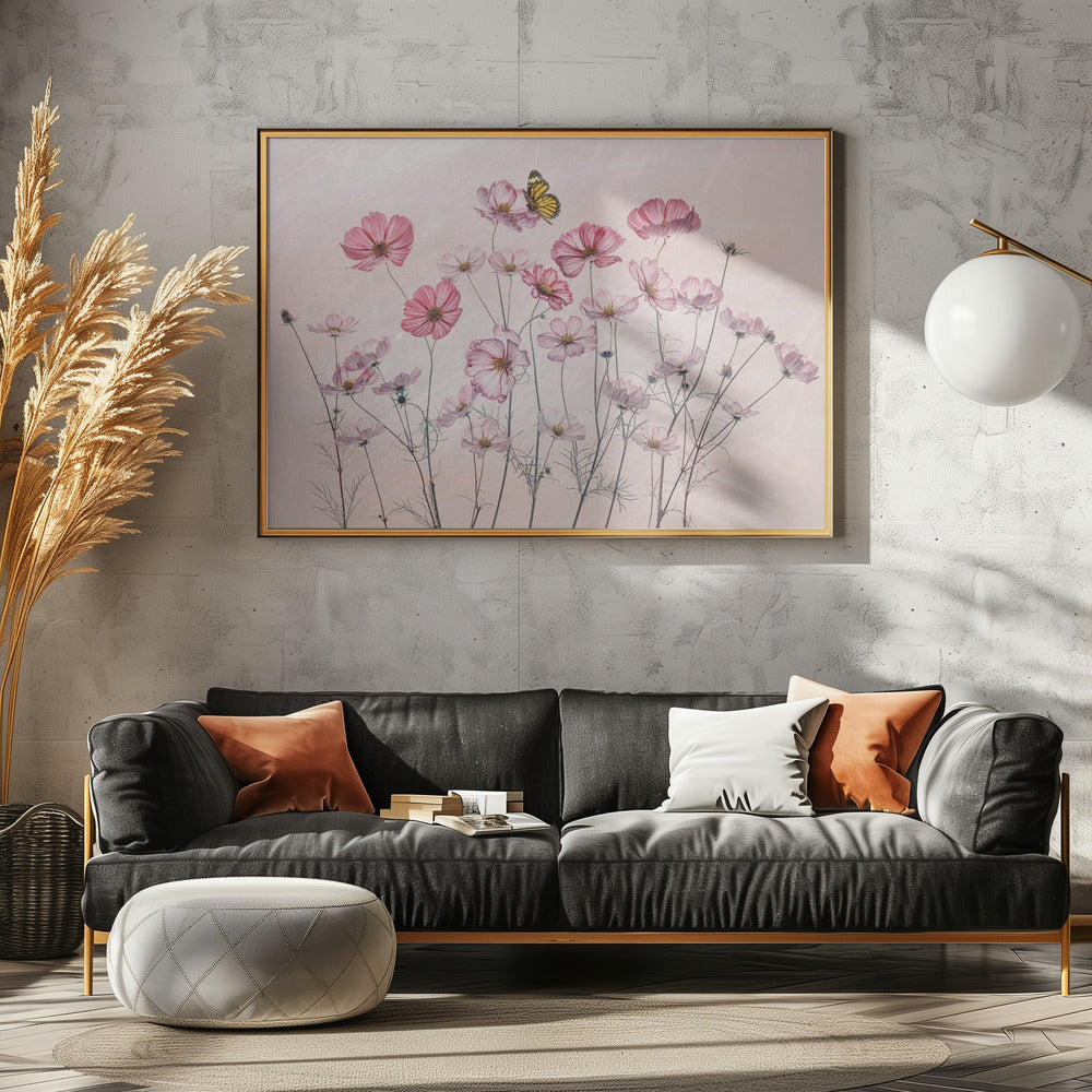 Kosmos und Schmetterling | Poster