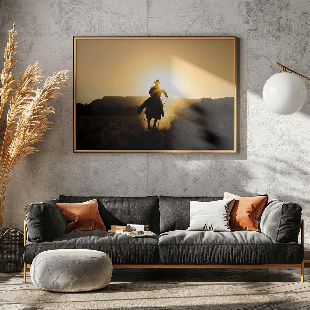 Der Cowboy | Leinwand