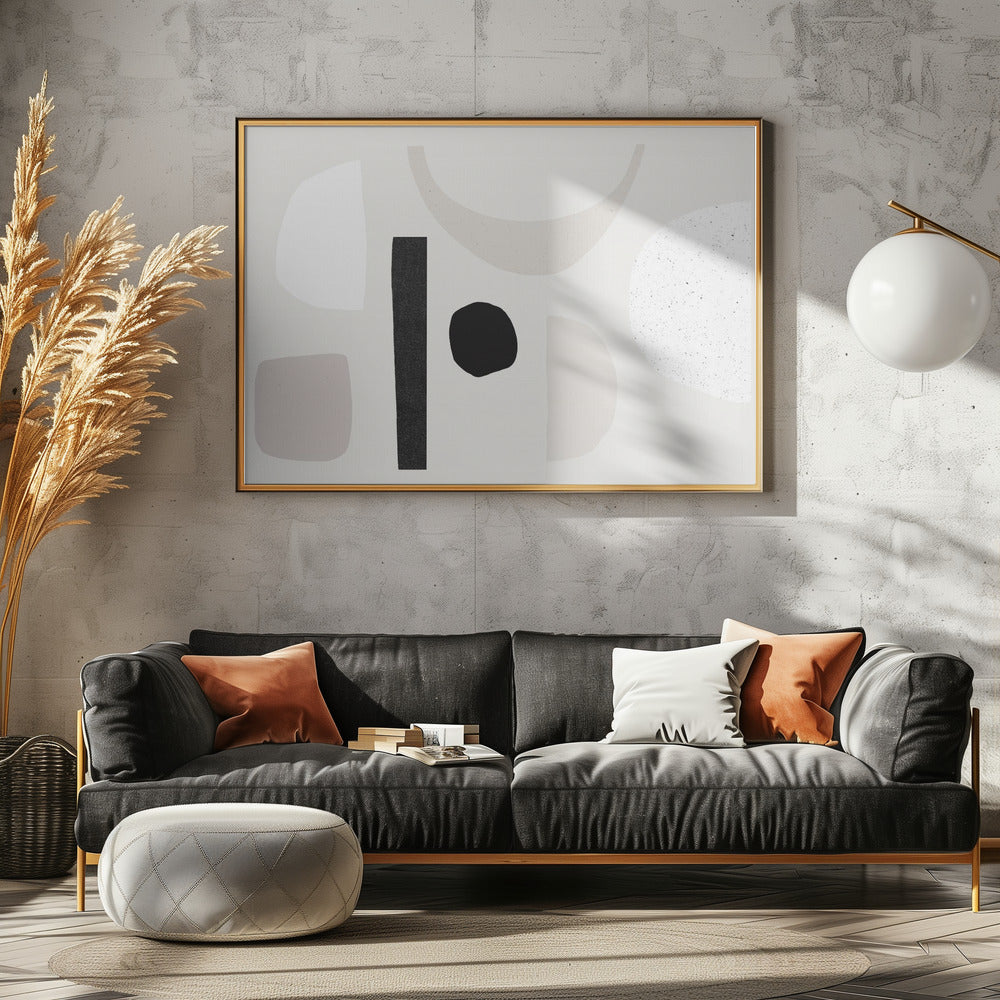Abstrakte Formen tanzen | Leinwand