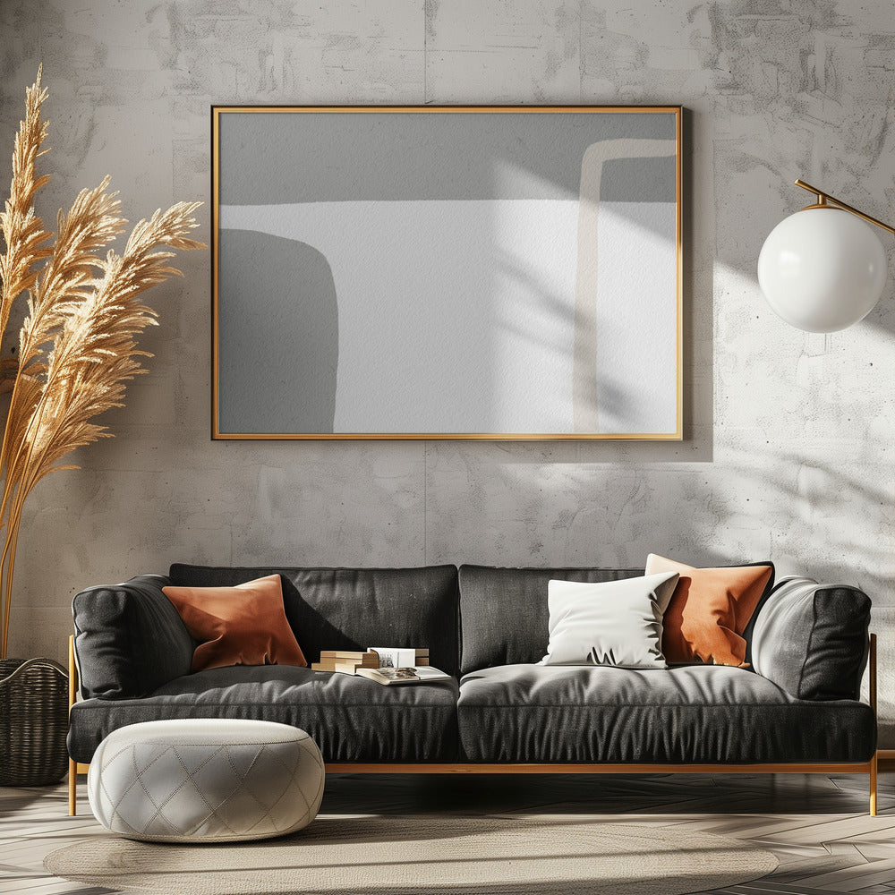 Gedämpfte geometrische Formen | Leinwand