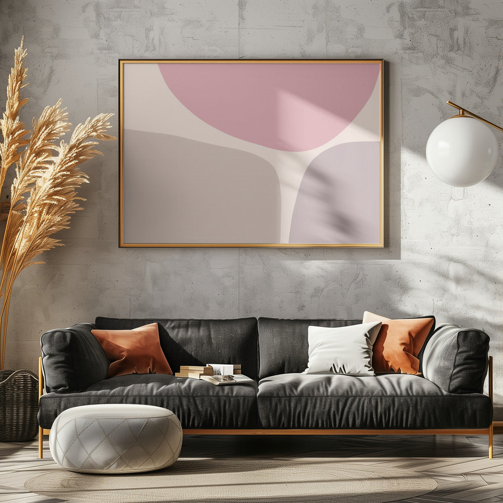 Farbharmonie-Fluss | Poster