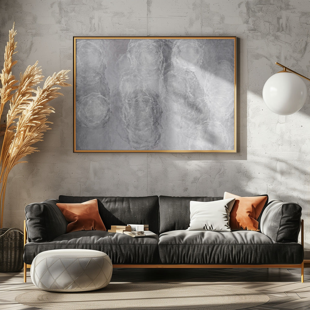 Monochrome Marmorstruktur | Leinwand