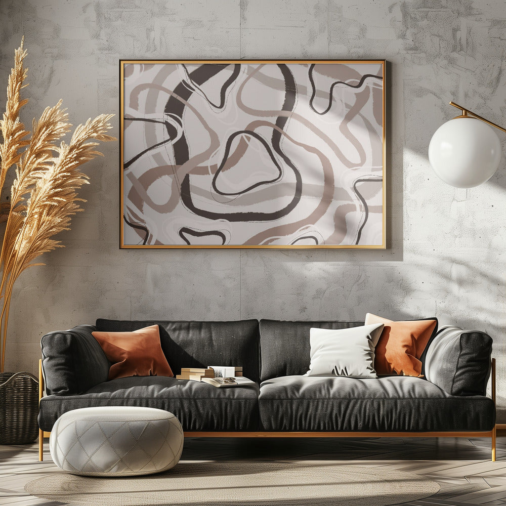 Geschwungene Wege | Poster